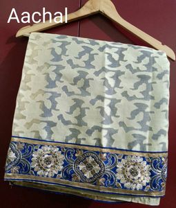 Elegant Embroidered Saree