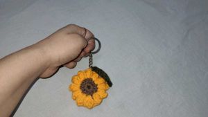 Sunflower Keychain