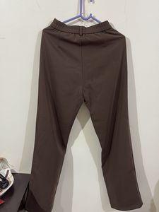 Brown Straight Pants