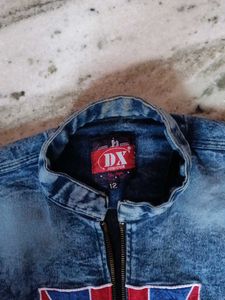 Denim Jacket with UK Flag