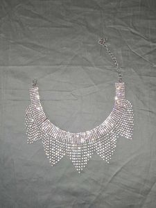 ODETTE Rhinestone Statement Necklace