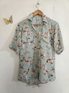 Unused Pastel Green Shirt