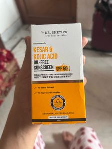 Dr. Sheth&#39;s Kesar &amp; Kojic Acid Sunscreen