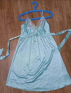 🎀 Satin Lace Short Nighty 🎀