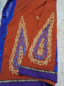 New Saree With Blouse