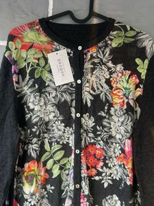 Floral Print Cardigan - New with Tag