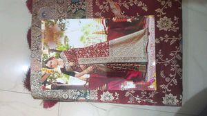 Elegant Maroon Saree