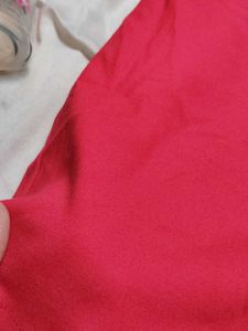 Trendy Hot Red Chain Neck Cutout Top – Stylish &amp;