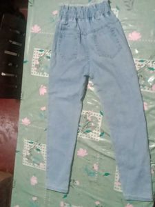 Ripped High-Waisted Jeans