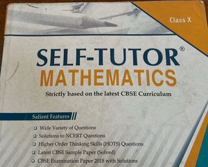 Self-Tutor Mathematics for Class X