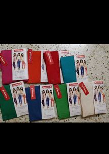 Premium Poomer Leggings Cream And Light Green
