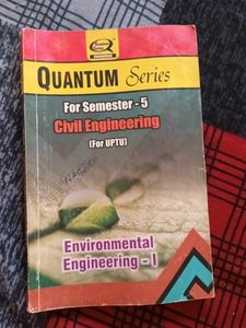 Civil Engineering Semester 5 Environmental Engineering 1 Quantum Series