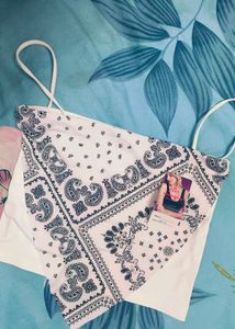 Paisley Print Tank Top