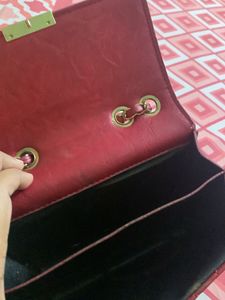 Red Colour Sling Bag