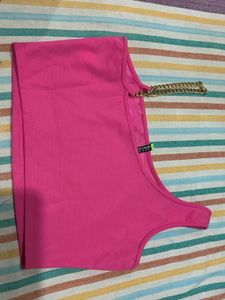Pink Chain Detail Tank