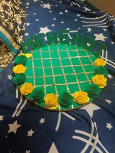 Haldi And Mahendi Plate