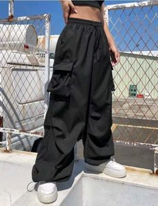 Black Cargo Joggers