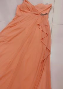 Peach Color Designer Dress