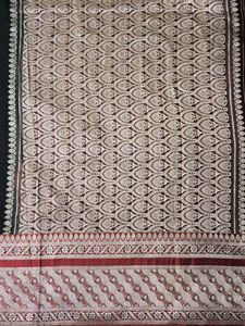 Pure Banarasi Silk Saree Black Colour