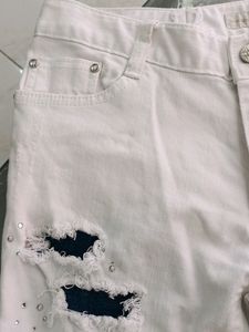 Fashionable White Jeans
