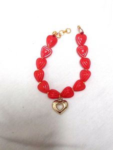 Red ♥️ Beautiful Bracelet And Earrings