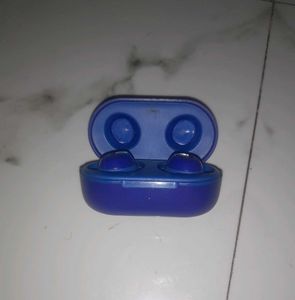 Blue Wireless Earbuds