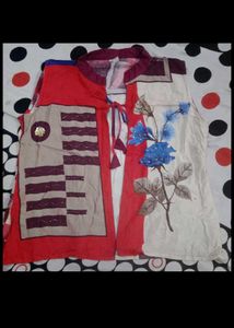 Floral Ethnic jacket shrugs pack of 3