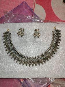 Oxidised Necklace Set