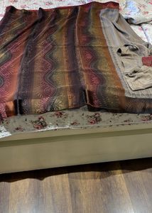 Beautiful Pure Crepe Saree
