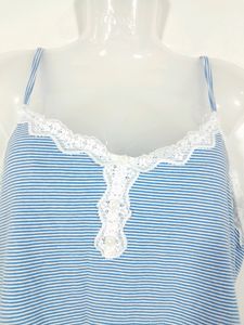 Sky blue and White  Strips Nightsuits(Women&#39;s)