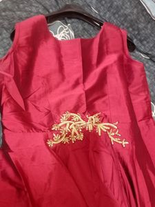 Maroon Ethnic Gown