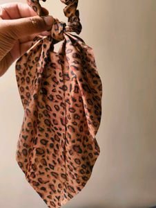 New Ribbon Scrunchie Printed