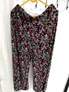 Patterned Wide Leg Plazo, Stretchable ✨