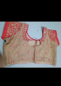 Orange Embellished Saare