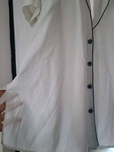 White Trimmed Top