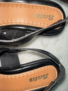 Bata Black Sandals - Size [Insert Siz