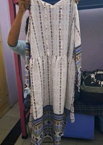 Patterned Mini Dress