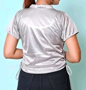 Silver Shimmer Top