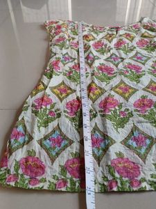 Floral Print  short Kurta