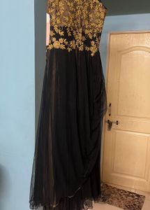 black party wear gown