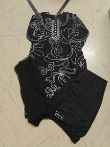 Kurta Gajji Silk With Pant N Dupatta