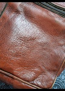 Pure Leather Side Bag Unisex