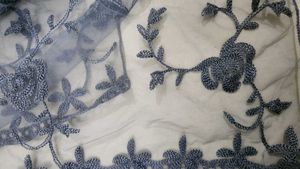 Beautiful Embroidered Grey Dupatta