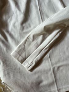 White Long Sleeve Top