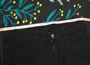 Black Cargo Jeans (size 26-28)