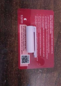 Kalyan Jewellers Gift Card Worth 2100