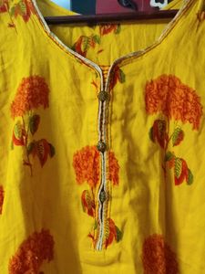 Yellow Kurti
