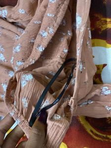Floral Middi Western Dress