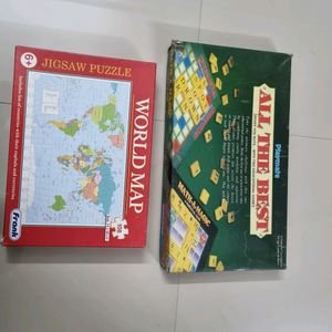 Frank World Map puzzle &amp; All the Best Game