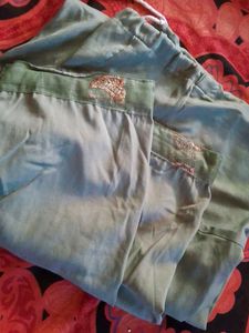 Teal Indian Kurti Top
